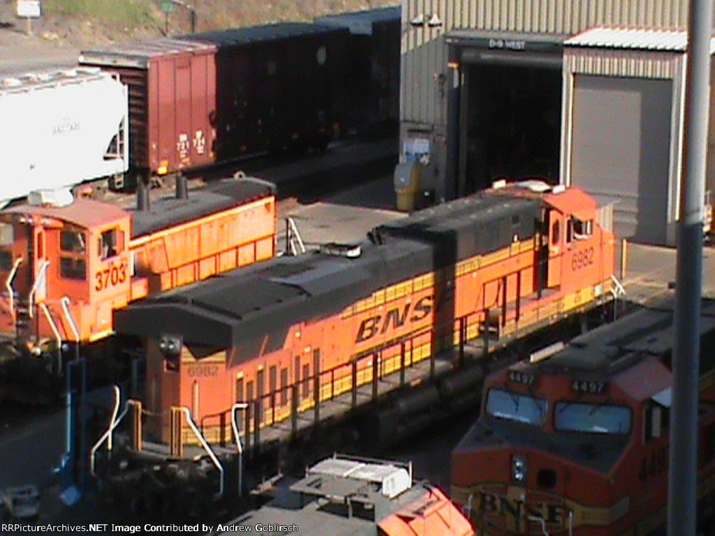 BNSF 3703 & 6982